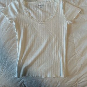 White a brandy melville top